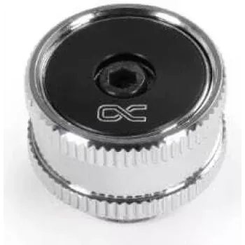 Alphacool ES overdrukventiel G1/4 AG chroom/zwart (14669)