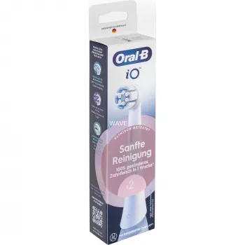 Opzetborstels voor elektrische tandenborstels Oral-B iO Gentle Cleaning wit, 2-pack