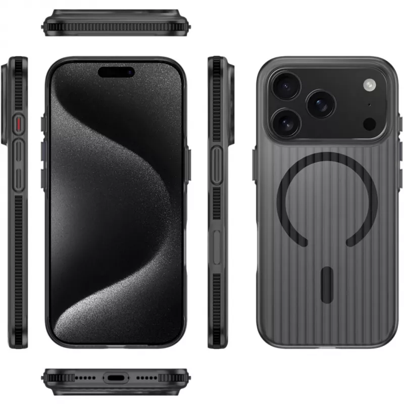 4smarts Design Case Aero voor iPhone 17 Pro, zwart (541641)