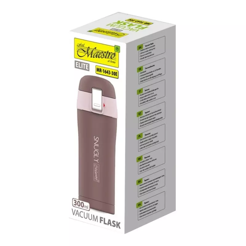 MAESTRO THERMO MOK 'SNUGLY' 300 ml bruin