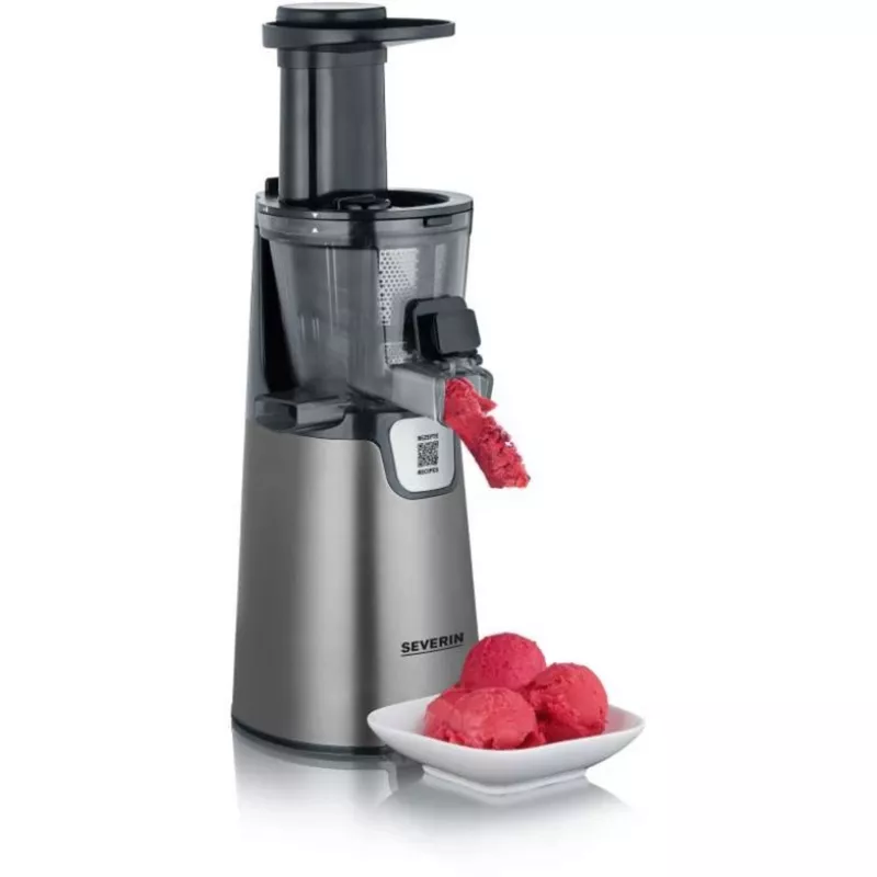 Severin ES 3571 slowjuicer, 150 W, zwart/metallic