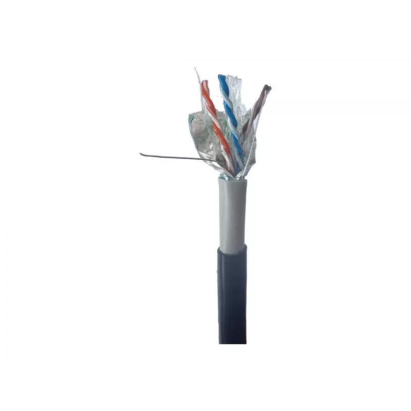 Netwerkkabel Gembird FPC-6004GE-SO-OUT 305 m Cat6 F/UTP zwart