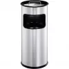 Afvalemmer Durable 333023 17 L rond metaal zilver