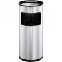 Afvalemmer Durable 333023 17 L rond metaal zilver