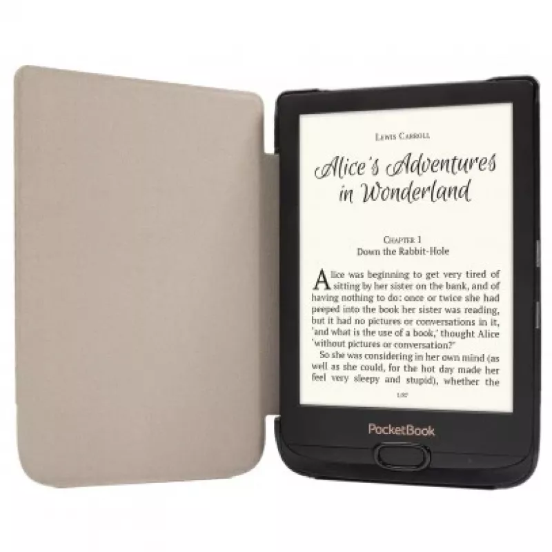 Tablet-hoes WPUC-627-S-GY grijs (PocketBook Touch Lux 4, Lux 5, Color, Touch HD 3, Basic Lux 2)