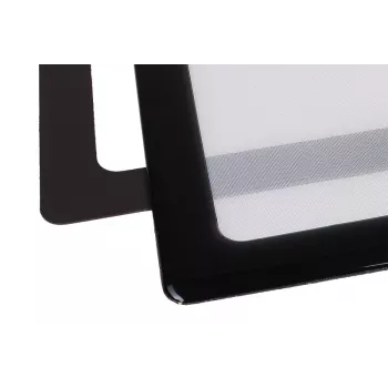 Stoffilter DEMCiflex DF0506 230 mm vierkant, zwart, wasbaar gaas, voor 230×230 mm ventilator of ventilatieopening