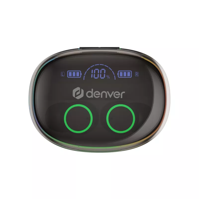 Denver TWE-55B True Wireless Bluetooth-oordopjes, zwart
