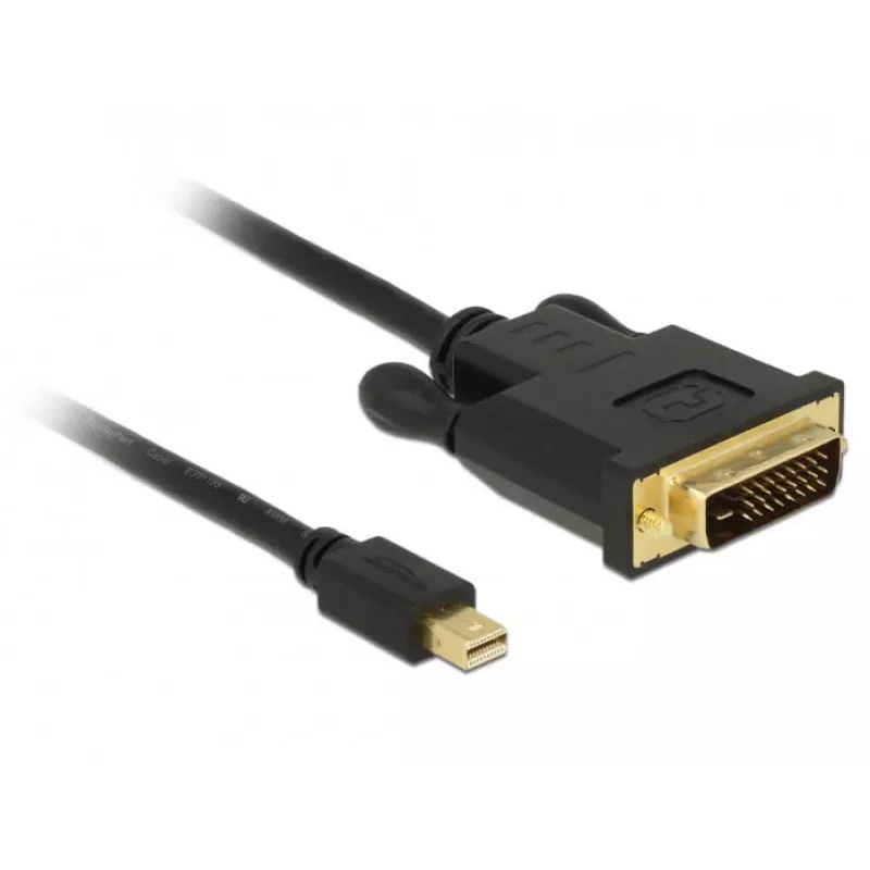 Videokabel-adapter DeLOCK 83988 Mini DisplayPort naar DVI-D 1m