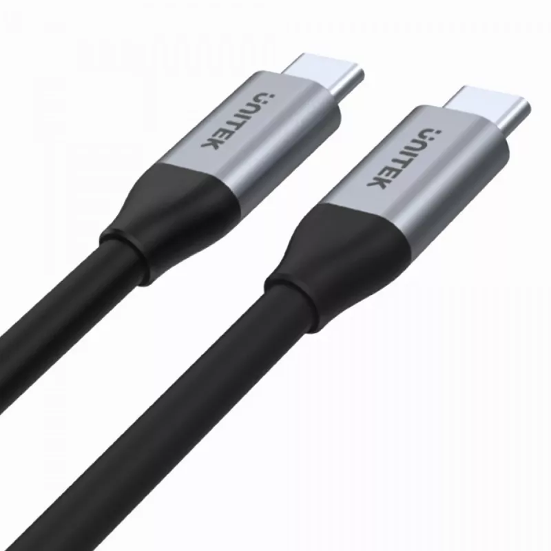 UNITEK C14091ABK USB-kabel USB 3.2 Gen 2 2m USB-C zwart
