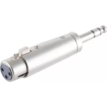 Audio-adapter ShiverPeaks XLR-bus naar 6,3 mm (1/4 inch) TRS-jackstekker BS55035, stereo-koppeling
