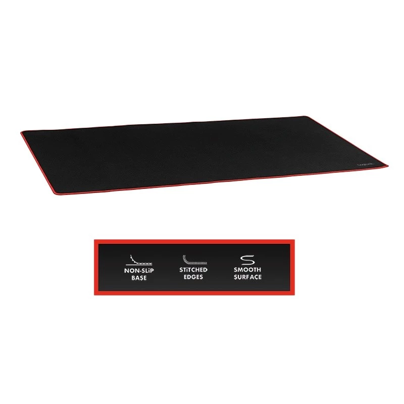 XXXL gaming-muismat, zwart