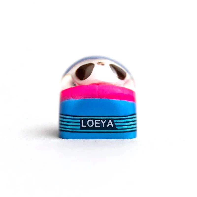 Keycap-set Triton Fnatic Artisan Loeya — blauw