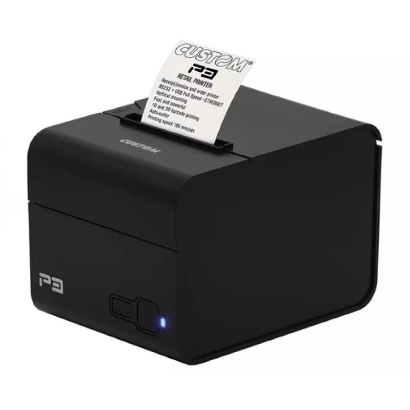 Custom PRINTER P3X 80MM ETH USB RS232 - POS-printer - thermische directe druk