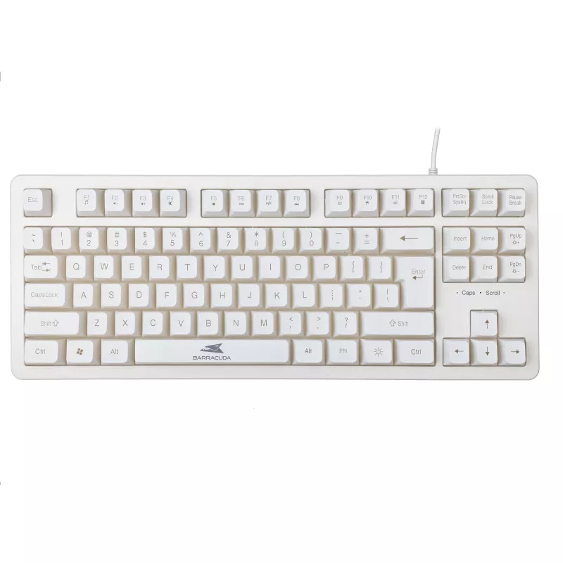 Baracuda Krill witte membraan-gamingtoetsenbord KRILL-W, US, USB