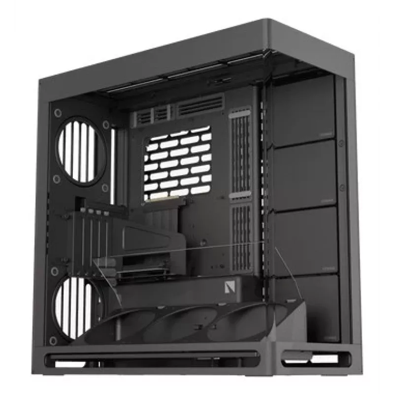 HAVN HS 420 VGPU pc-behuizing, midi-tower, E-ATX, gehard glas, PCIe-5.0-riserkabel - zwart