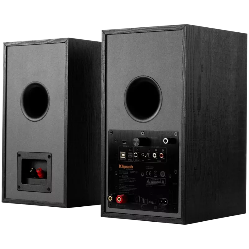 Actieve regalluidspreker KLIPSCH R-51PM — bedraad & draadloos, 120 W, zwart/koper