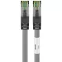 Goobay CAT 8.1 patchkabel, S/FTP (PiMF), grijs, 3 m - LSZH halogeenvrij, koper AWG 24 (55138)