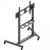 Monitorwagen EDBAK TR19 voor beeldschermen tot 130 kg, blad 1000×600 mm