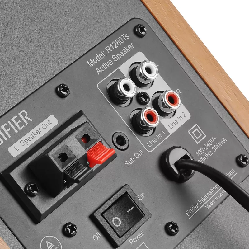 Edifier Studio R1280Ts 2.0 Hout/Zilver Retail