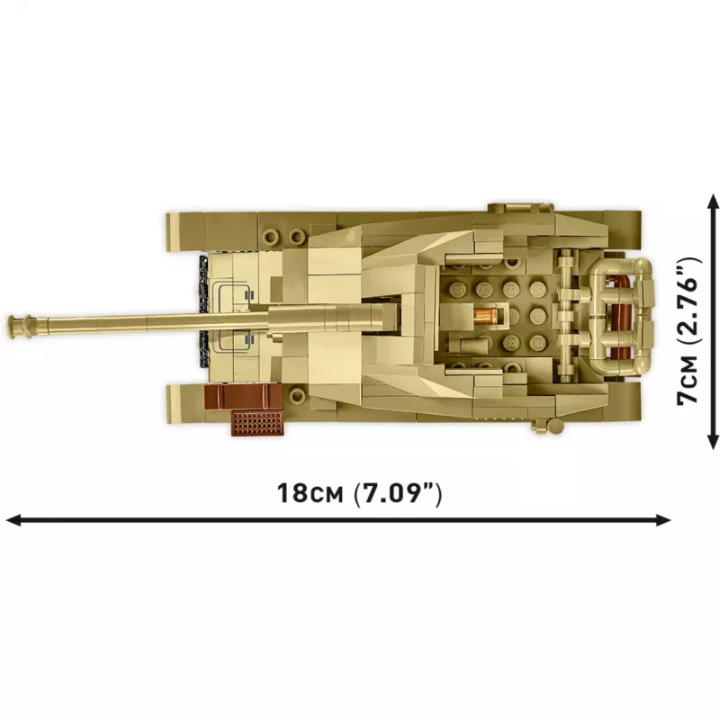 Constructieset Cobi Blocks Marder III – 486 onderdelen, militair voertuigmodel