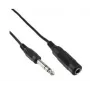 Microconnect AUDNU5 audiokabel 5 m 6,35 mm zwart