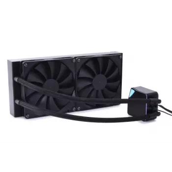 All-in-one-vloeistofkoeler Alphacool Core Ocean T38 AIO 280 mm 14 cm zwart