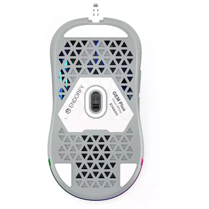 ENDORFY GEM Plus Onyx wit muis gaming rechtshandig USB Type-C optisch 19000 DPI