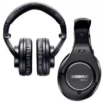 Shure SRH840 hoofdtelefoon met kabel zwart
