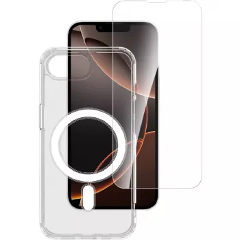 Handy-startset 4smarts 541359 transparant wit 9H glas