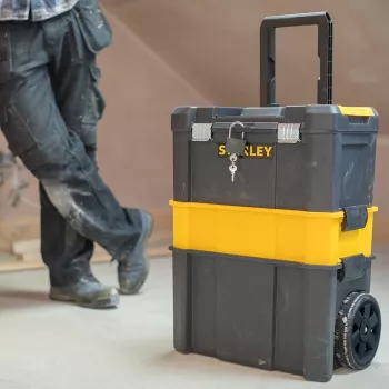 Stanley Essential Tool harde koffer kunststof grijs, geel