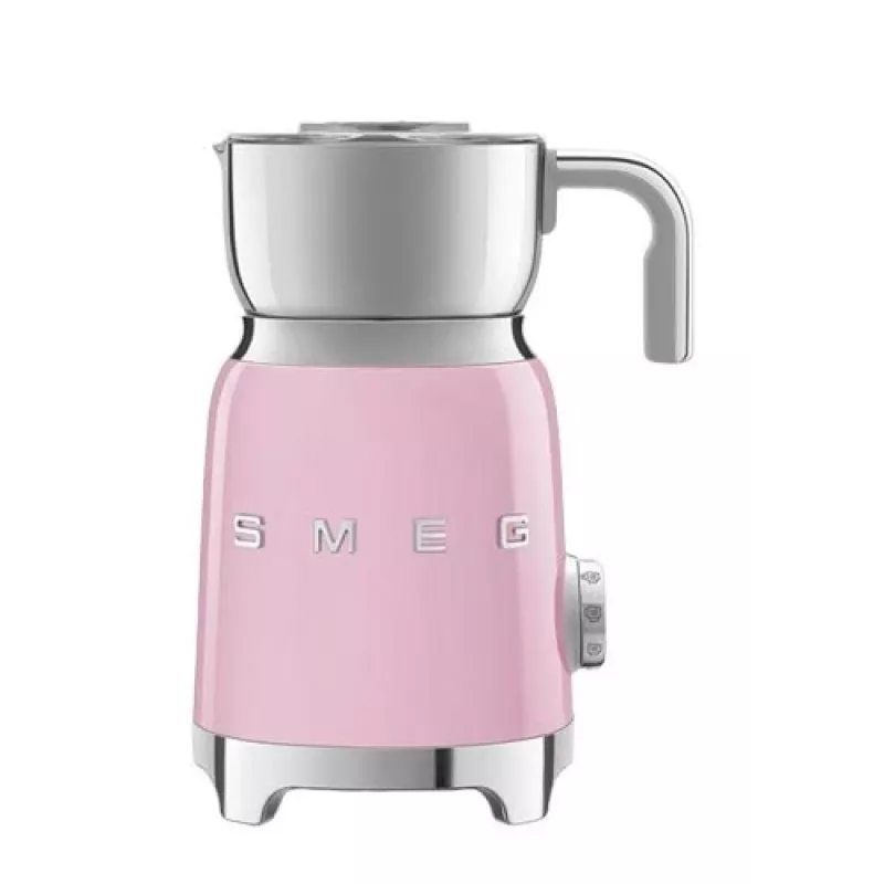 Automatische melkopschuimer Smeg MFF11PKEU rose roestvrij staal 500W