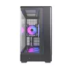 Pc-behuizing Montech KING 15 PRO zwart — midi-tower voor micro ATX / Mini-ITX