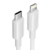 USB-C naar Lightning-kabel 3A 480Mbit/s 1m WIT