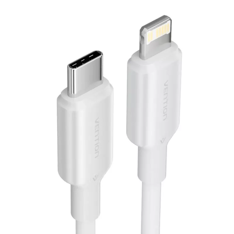 USB-C naar Lightning-kabel 3A 480Mbit/s 1m WIT