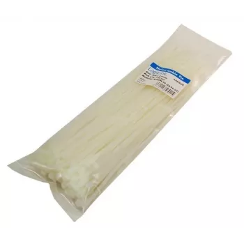 Kabelbinder LogiLink KAB0004 nylon wit 300 mm
