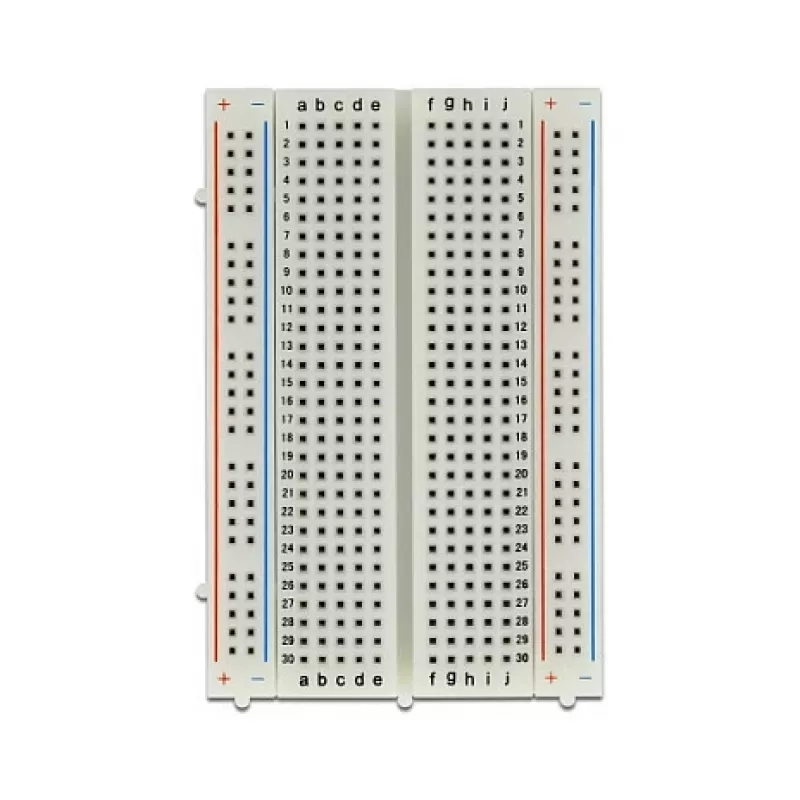 Breadboard DELOCK 18315 — kunststof wit, 54 × 84 × 9 mm