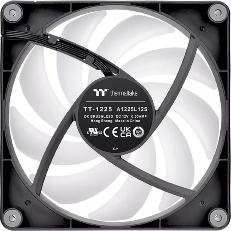 Thermaltake CT120 Reverse ARGB 120mm Behuizingsventilator, 2-pack, Zwart