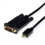 ROLINE 11.04.5978 videokabel-adapter 3 m Mini DisplayPort VGA (D-Sub) zwart (11.04.5978)
