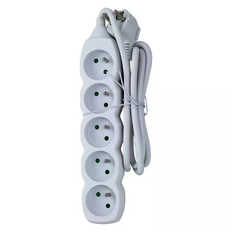 Stekkerdoos ESPERANZA ELK207W — 1,5 m kabel, 5 stopcontacten type E, binnen, 220–250 V