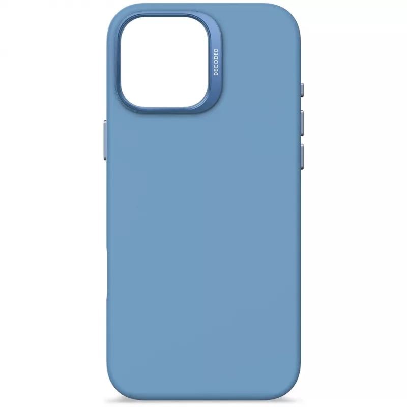 Decoded D25IPO16PMBCS9AE AntiMicrobial siliconen achterkant voor iPhone 16 Pro Max, lichtblauw