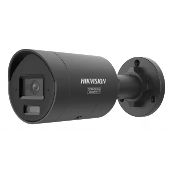 IP-beveiligingscamera Hikvision Pro Series ColorVu 4 MP vaste mini-bullet, 1/1,8 inch CMOS, 111,1° H, 30 fps, bedraad, wandmontage, zwart
