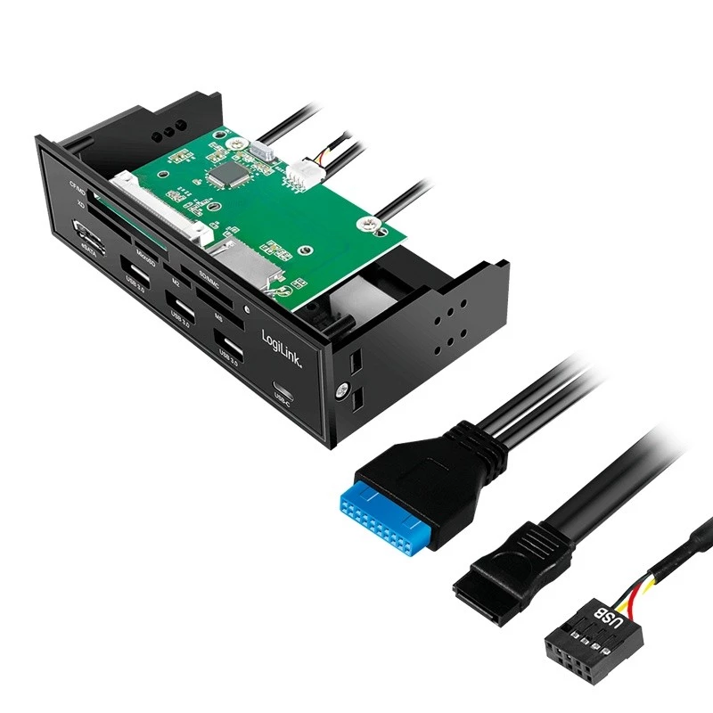 Kaartlezer LogiLink UA0341 SATA intern zwart