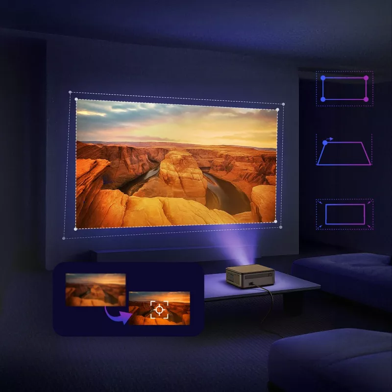 Extralink projector Smart Life Vision Pro 450 ANSI, 1080p, Android 9.0