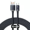 Baseus Crystal Shine kabel USB naar USB-C, 100W, 2m (zwart)