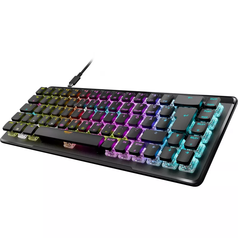 Vulcan II Mini Air, gamingtoetsenbord zwart, DE-layout, TITAN II Optical Red