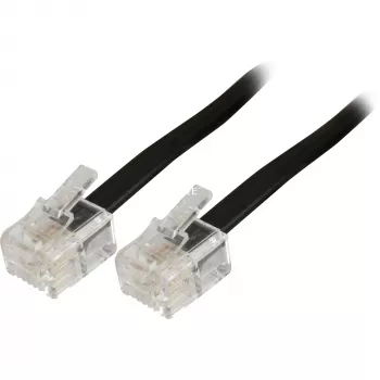 Modulaire telefoonkabel Goobay 50317 RJ-11 RJ-11 3 m zwart
