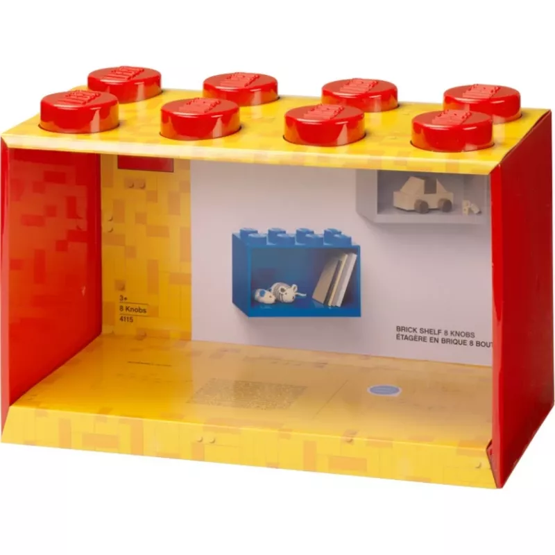 Room Copenhagen LEGO Brick Shelf 8 rek 41151730 (rood)