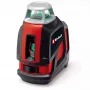 EINHELL TE-LL 360 G kruislijnlaser met groene en rode laserlijnen, zwart — model 2270119