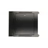 Extralink Rackmount-behuizing 6U 600x600 AZH zwart wandgemonteerd, kantelbaar