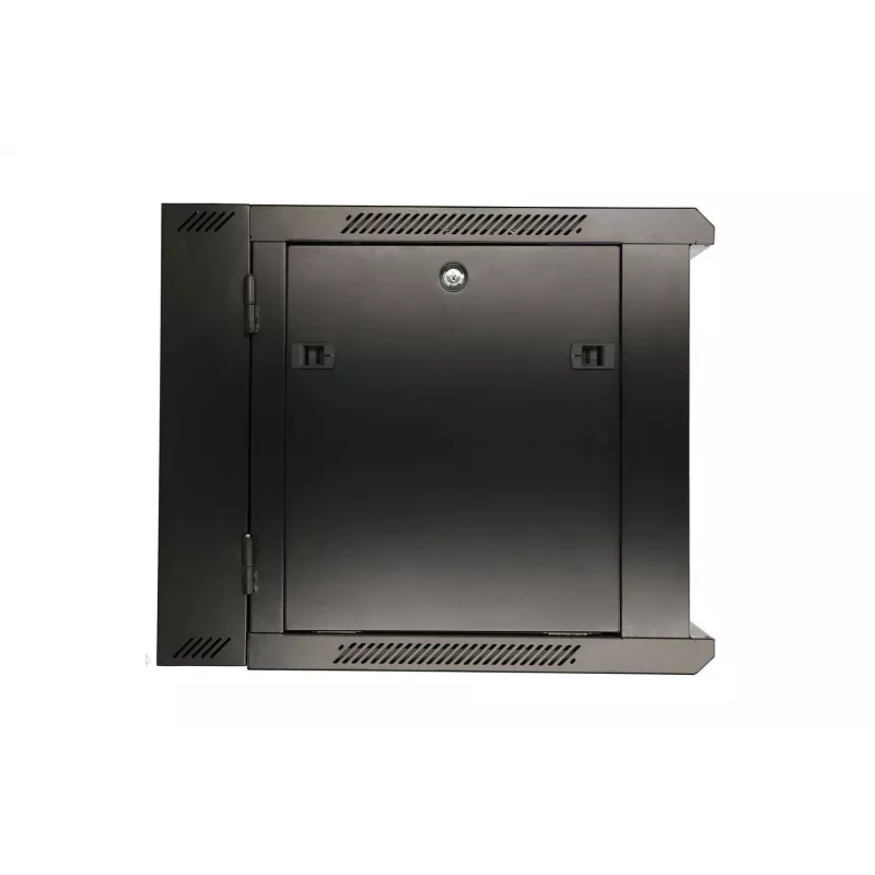 Extralink Rackmount-behuizing 6U 600x600 AZH zwart wandgemonteerd, kantelbaar